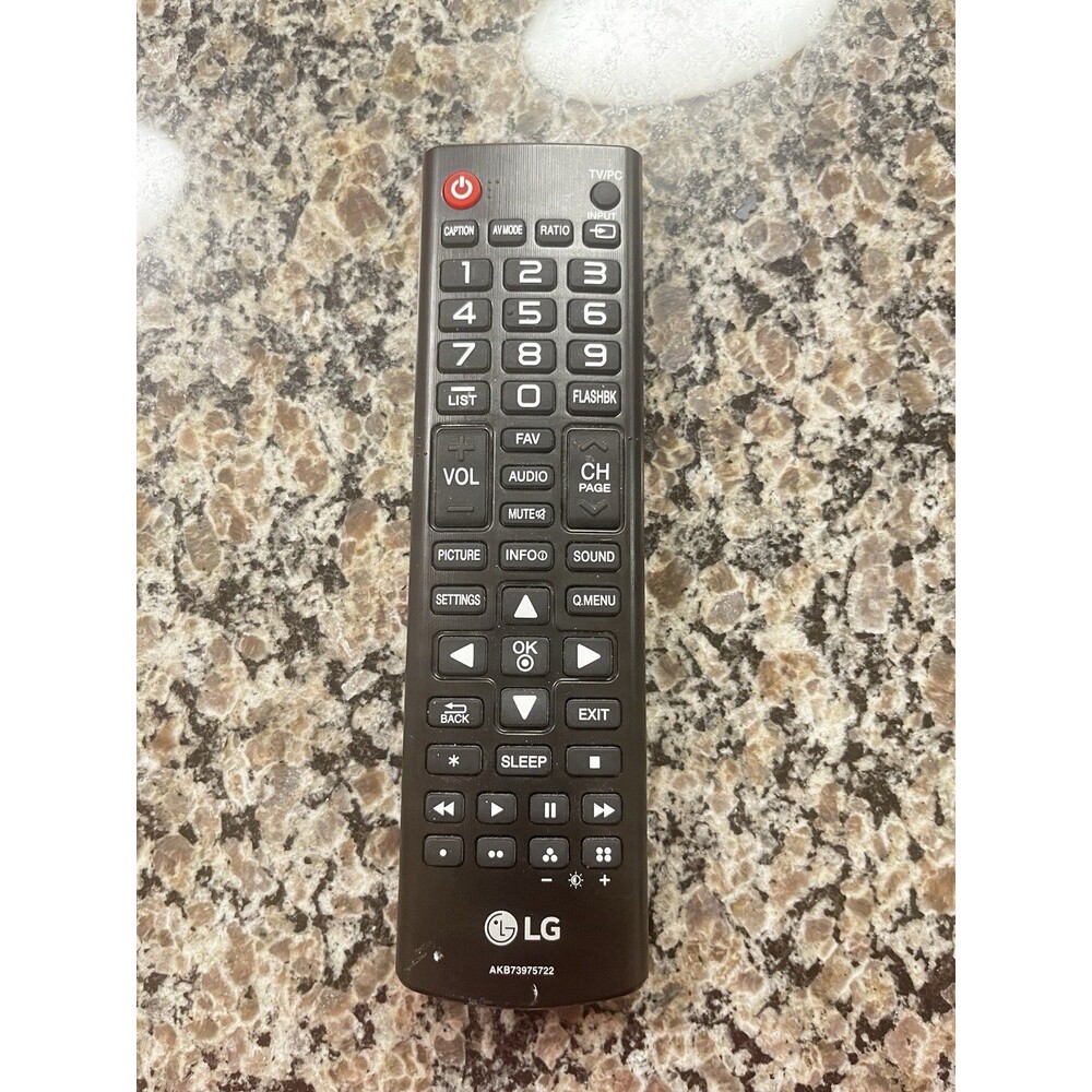 Used Original LG AKB73975722 TV/PC Remote Control